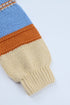 V-Neck Knitted Lantern Sleeve Pullover Sweater